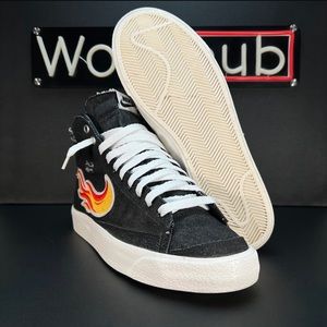 Nike Blazer Mid 77 “Cleveland Rocks” Shoes • DQ7635-001 • Black • Men’s Size 9